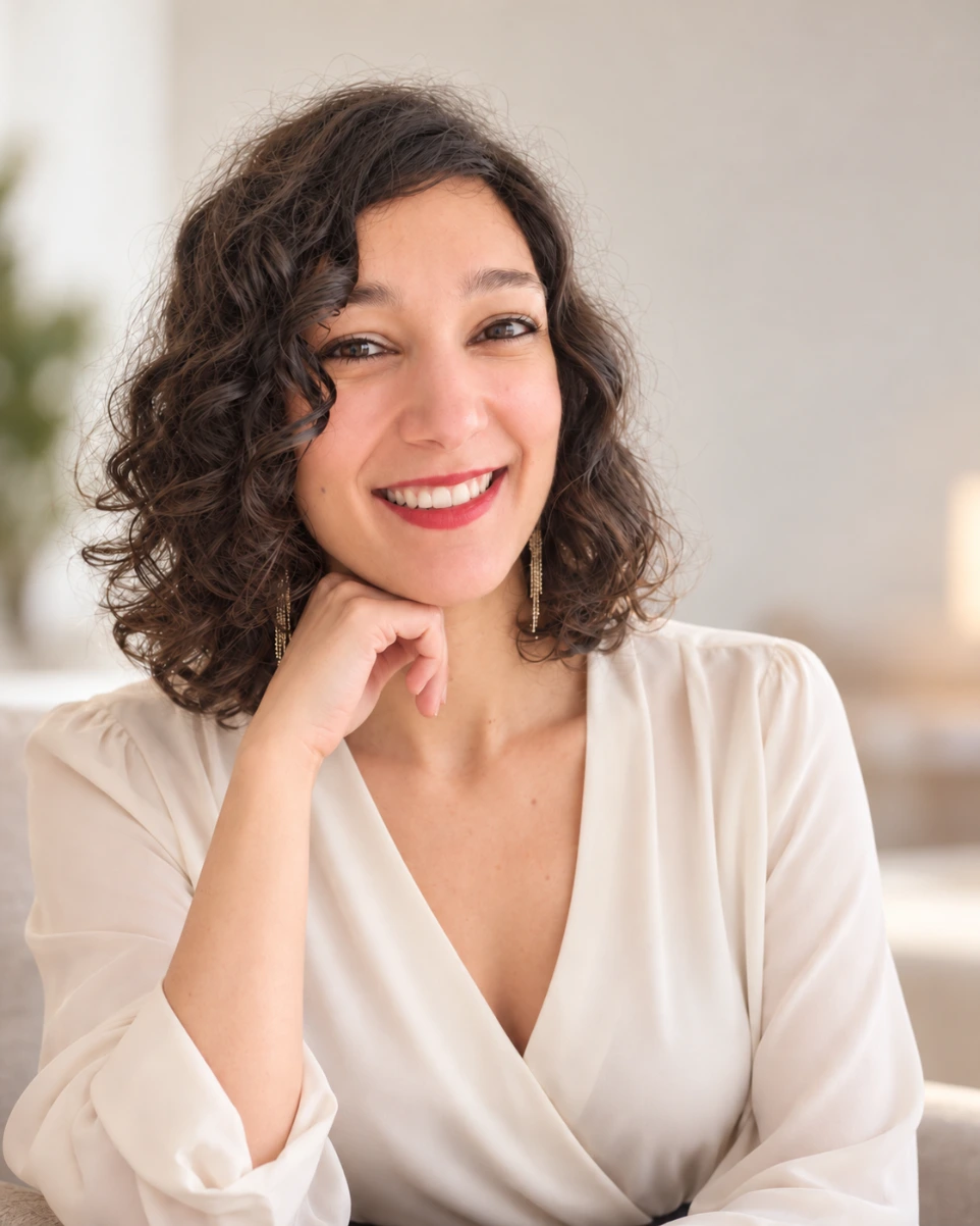 Portrait of Aurore Mourette, founder of Aurore's Thread